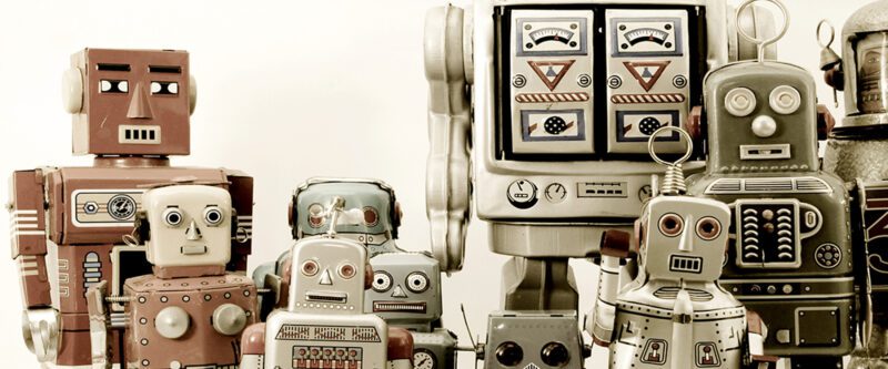 Collectibles insurance - image of collectible toy robots