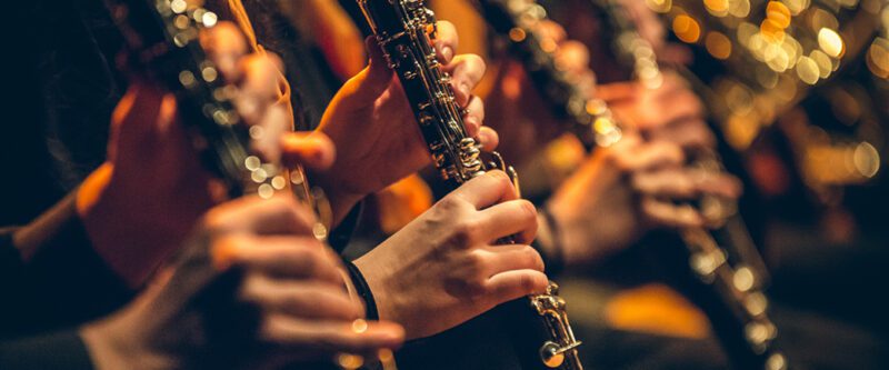 Musical Instrument Insurance - Clarinets in orchestra